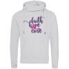 Cross neck hoodie Thumbnail