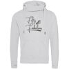 Cross neck hoodie Thumbnail