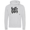 Cross neck hoodie Thumbnail