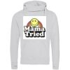 Cross neck hoodie Thumbnail