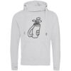 Cross neck hoodie Thumbnail