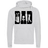 Cross neck hoodie Thumbnail