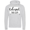 Cross neck hoodie Thumbnail