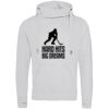 Cross neck hoodie Thumbnail